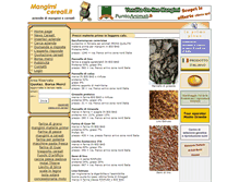 Tablet Screenshot of mangimicereali.com